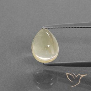 3.06ct Natural Dorado claro Labradorita Andesina, En forma de pera, Transparente