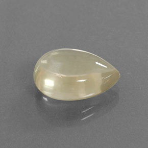 Andesina labradorita oro natural de 8,93 ct, en forma de pera, transparente