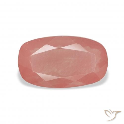 Labradorita Andesina Rojo azulado natural de 2.60 ct, Forma Cojín, Transparente