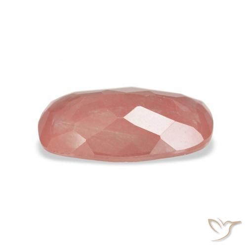 Labradorita Andesina Rojo azulado natural de 2.60 ct, Forma Cojín, Transparente