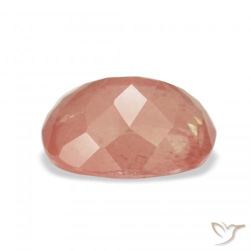 Labradorita Andesina Rojo azulado natural de 3.01 ct, Forma Cojín, Transparente