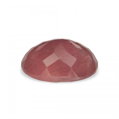 Labradorita Andesina Medium Dark-Pink natural de 2.30 ct, Ovalada, Translúcido