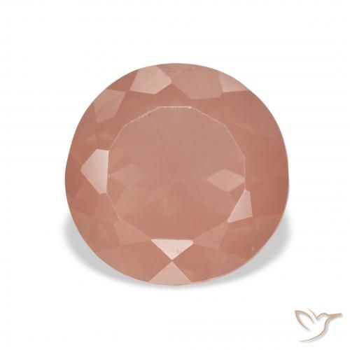 3.40ct Natural Rojo medio Labradorita Andesina, Redondo, Transparente