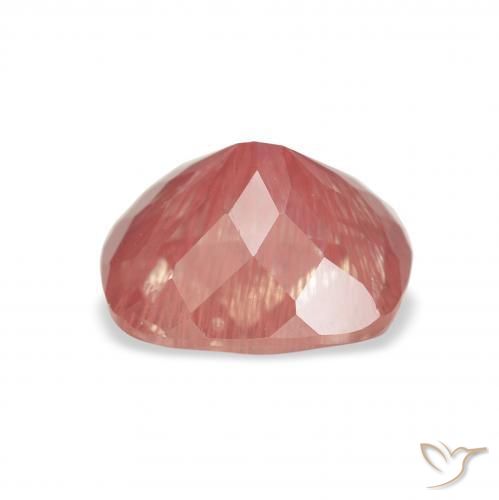 Labradorita Andesina Rojo azulado natural de 2.05 ct, Forma Cojín, Transparente