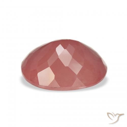 Labradorita Andesina Rojo azulado natural de 2.69 ct, Ovalada, Transparente