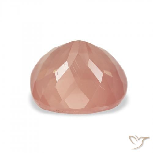 Labradorita Andesina Rosado medio natural de 2.32 ct, Forma Cojín, Transparente