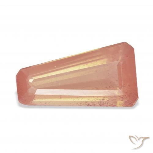 6.74ct Natural Naranja rojizo Labradorita Andesina, Elegante, Transparente
