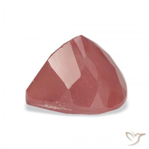 Labradorita Andesina Rojo medio natural de 4.57 ct, En forma de pera, Translúcido