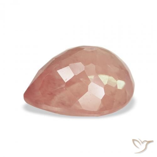 Labradorita Andesina Rojo medio natural de 3.24 ct, En forma de pera, Transparente