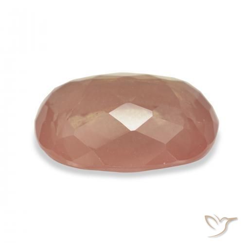 Labradorita Andesina Naranja sidra natural de 4.90 ct, Forma Cojín, Transparente
