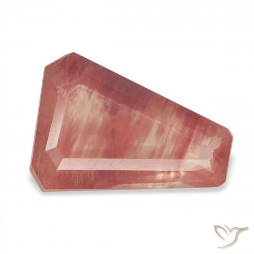 Labradorita Andesina Rojo sangre natural de 3.71 ct, Elegante, Transparente