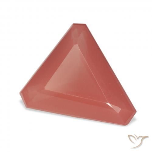 Labradorita Andesina Rojo medio natural de 5.86 ct, Elegante, Translúcido