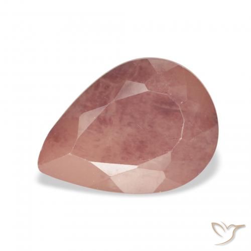 2.87ct Rosado claro Labradorita Andesina, En forma de pera, Translúcido