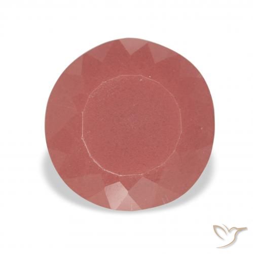 2.64ct Rojo azulado Labradorita Andesina, Redondo, Translúcido