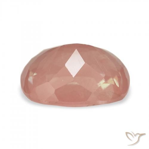 Labradorita Andesina Naranja rojizo natural de 2.40 ct, Forma Cojín, Transparente