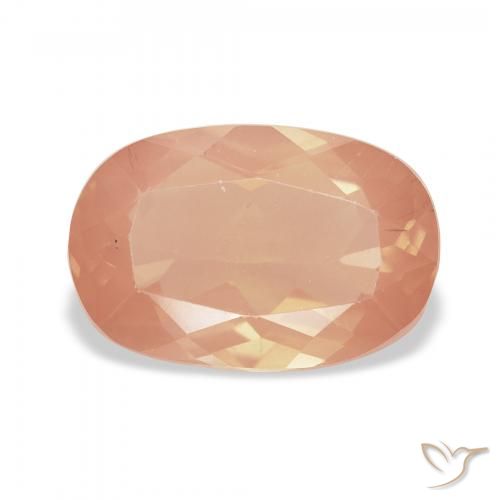 2.74ct Naranja tigre claro Labradorita Andesina, Forma Cojín, Transparente