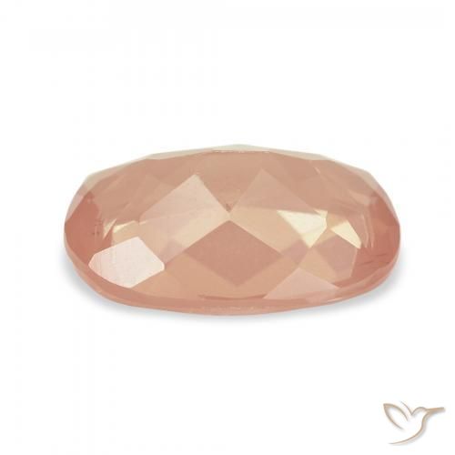 Labradorita Andesina Naranja tigre claro natural de 2.74 ct, Forma Cojín, Transparente