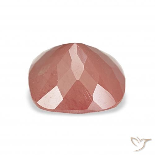 Labradorita Andesina Rojo medio natural de 2.65 ct, Forma Cojín, Transparente