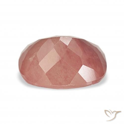 Labradorita Andesina Rojo medio natural de 2.74 ct, Forma Cojín, Transparente