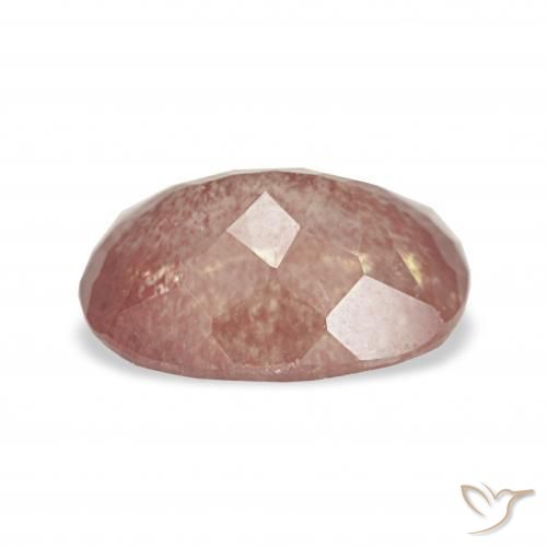 Labradorita Andesina Rojo sangre natural de 2.25 ct, Forma Cojín, Transparente