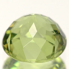 Apatita verde natural de 1,10 ct, corte redondo, VS
