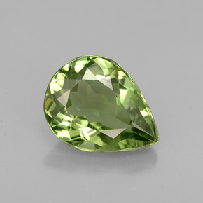 Apatito Verde natural de 1.26 ct, En forma de pera, VS