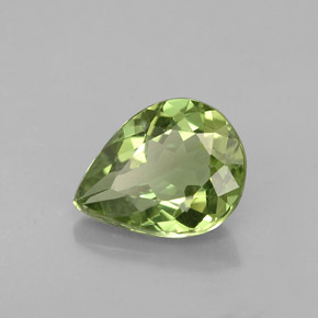 Apatito Verde natural de 1.26 ct, En forma de pera, VS