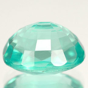 Apatita verde natural de 4,78 ct, corte óvalo, VS