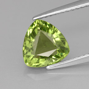 Apatita verde natural de 1,84 ct, trillón, VS