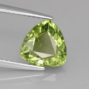 Apatita verde natural de 1,84 ct, trillón, VS