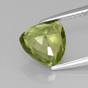 Apatita verde natural de 1,84 ct, trillón, VS