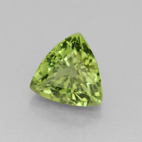 Apatita verde natural de 1,61 ct, trillón, VS