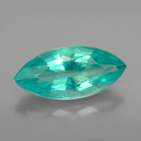 Apatita verde natural de 3,53 ct, marquesa, VS