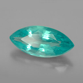 Apatita verde natural de 3,53 ct, marquesa, VS