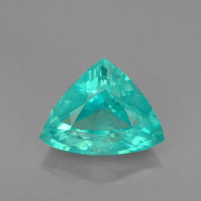 Apatita verde natural de 2,58 ct, trillón, VS
