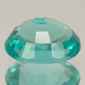 Apatita verde natural de 2,57 ct, corte óvalo, VS