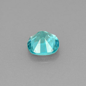 Apatita verde natural de 0,99 ct, corte cojín, VS
