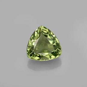 Apatita verde natural de 1,44 ct, trillón, VS