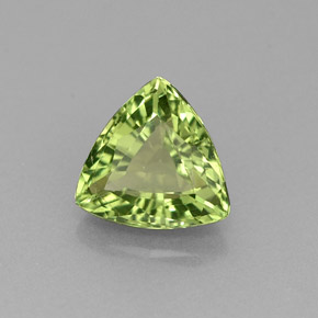 Apatita verde natural de 1,30 ct, trillón, VVS-VS