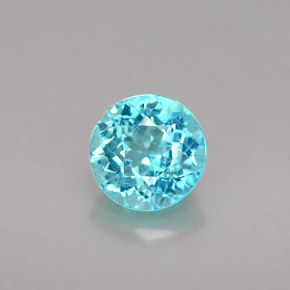 Apatito Azul claro natural de 0.74 ct, Corte Redondo, VS