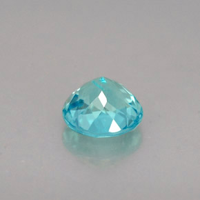 Apatito Azul claro natural de 0.74 ct, Corte Redondo, VS