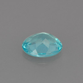 Apatito Azul claro natural de 0.77 ct, Corte Óvalo, VS