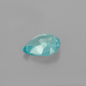 Apatita azul natural de 0,98 ct, en forma de pera, VS
