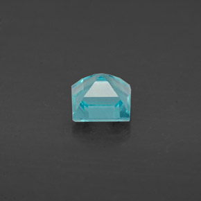Apatita azul natural de 0,71 ct, cuadrado, VS