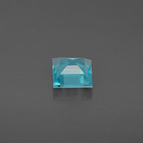 Apatita azul natural de 0,68 ct, cuadrado, VS