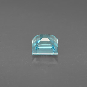 Apatita azul natural de 0,83 ct, cuadrado, VS