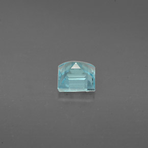 Apatita azul natural de 0,63 ct, cuadrado, VS