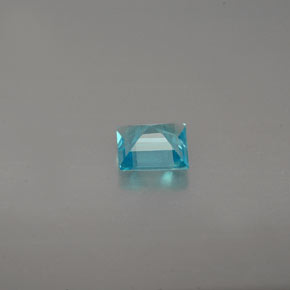 Apatita azul natural de 0,53 ct, cuadrado, VS