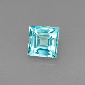 Apatito Azul claro natural de 0.67 ct, Cuadrado, VS
