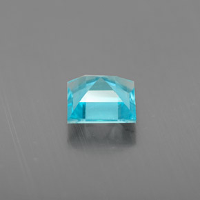 Apatita azul natural de 0,81 ct, cuadrado, VS